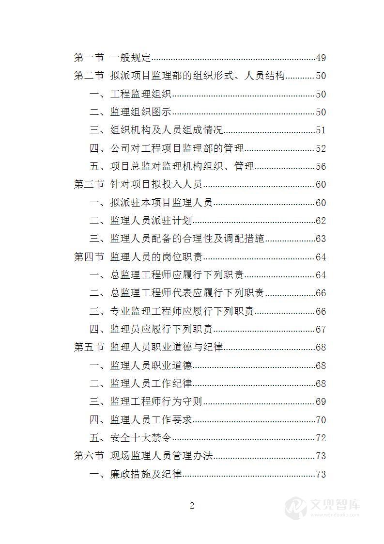 绿化项目监理投标方案