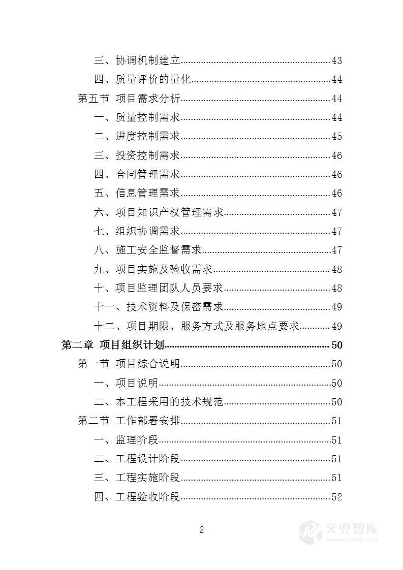 城市大脑监理投标方案
