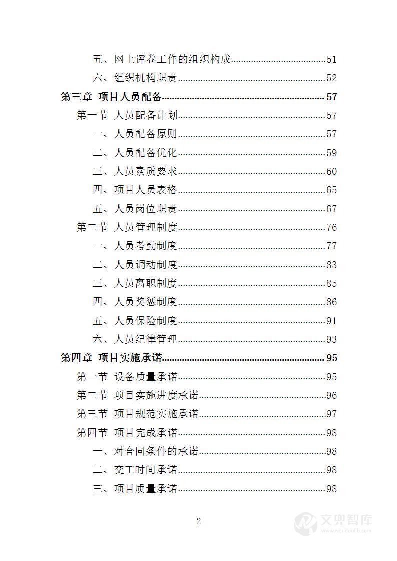 网上评卷服务投标方案