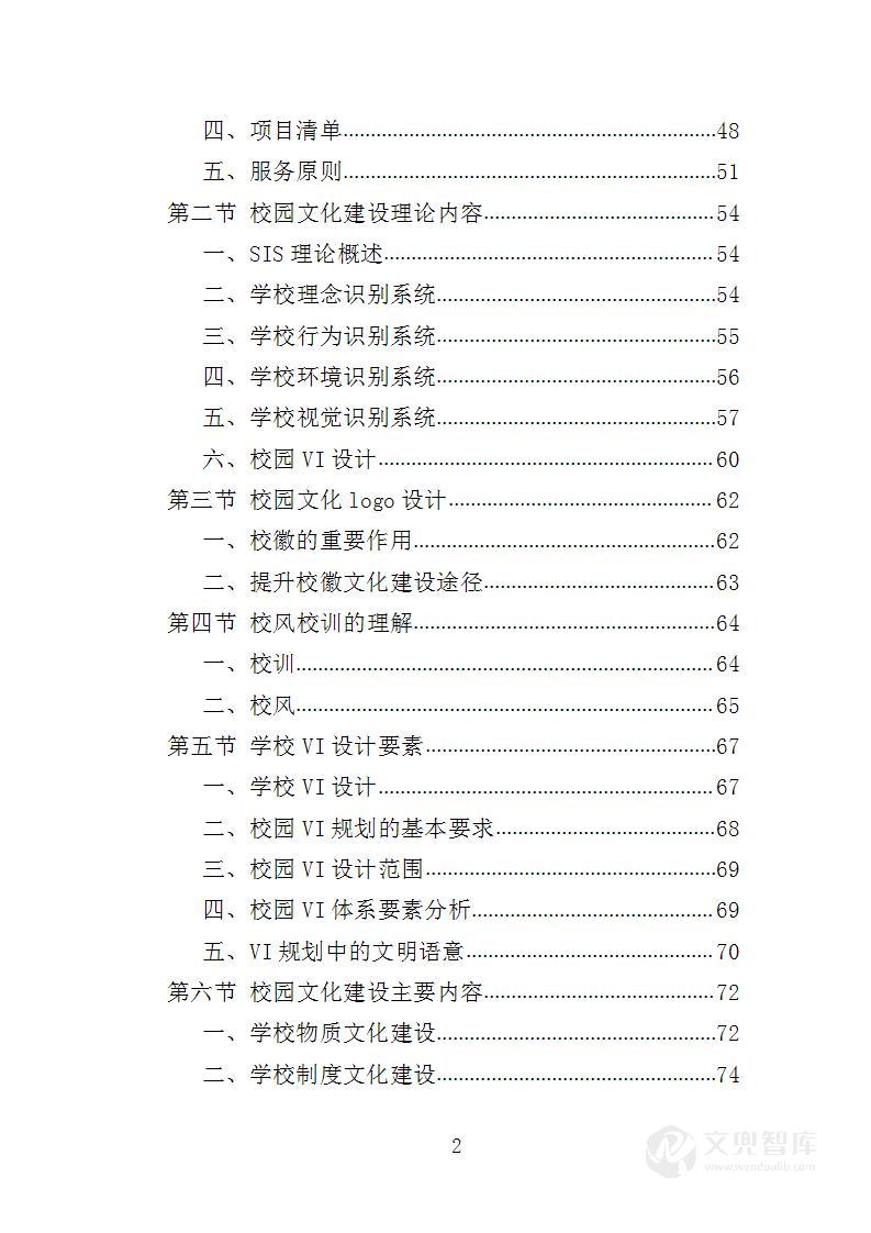 校园文化建设投标方案