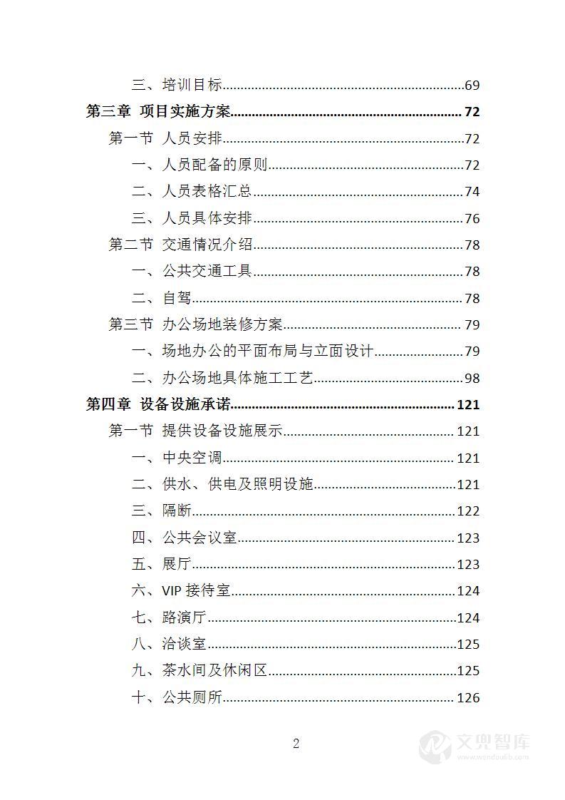 办公场地租赁投标方案
